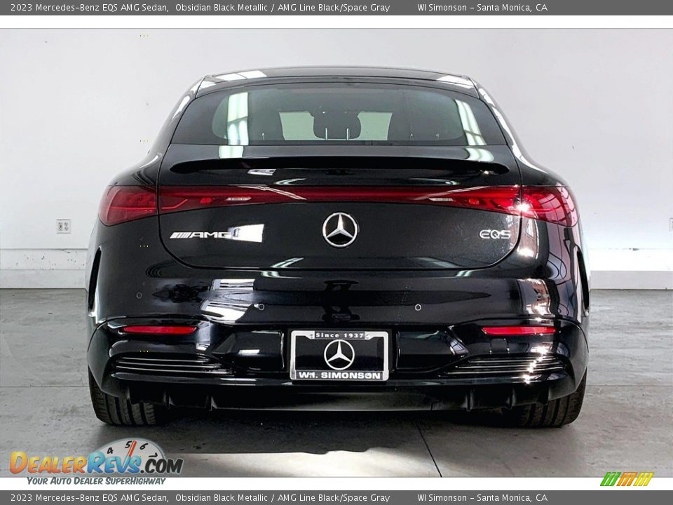 2023 Mercedes-Benz EQS AMG Sedan Obsidian Black Metallic / AMG Line Black/Space Gray Photo #3