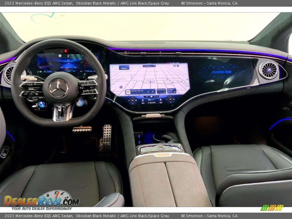 Dashboard of 2023 Mercedes-Benz EQS AMG Sedan Photo #6