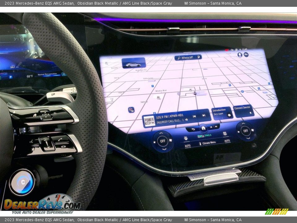 Navigation of 2023 Mercedes-Benz EQS AMG Sedan Photo #7