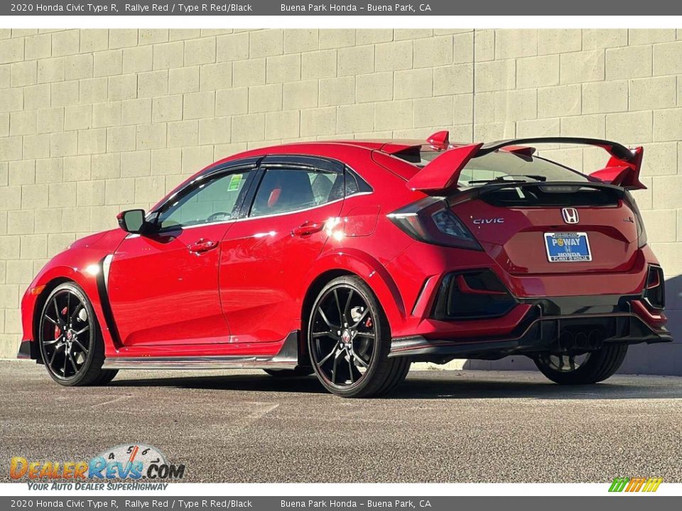 2020 Honda Civic Type R Rallye Red / Type R Red/Black Photo #6