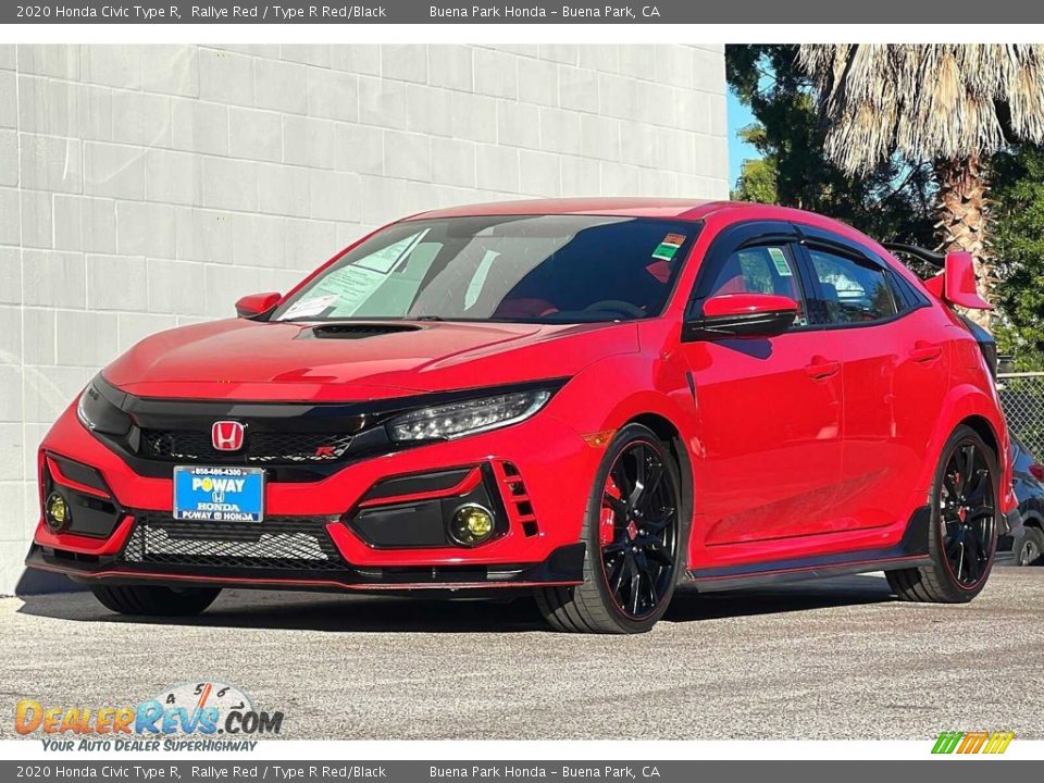 Front 3/4 View of 2020 Honda Civic Type R Photo #8