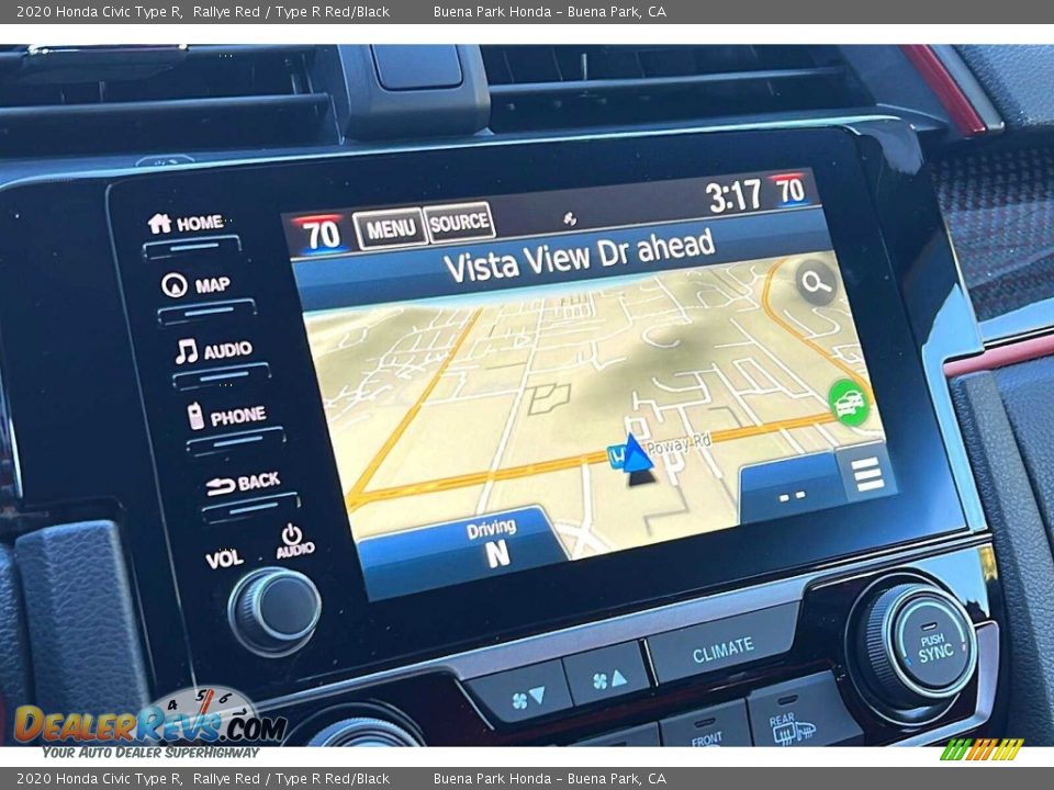 Navigation of 2020 Honda Civic Type R Photo #20