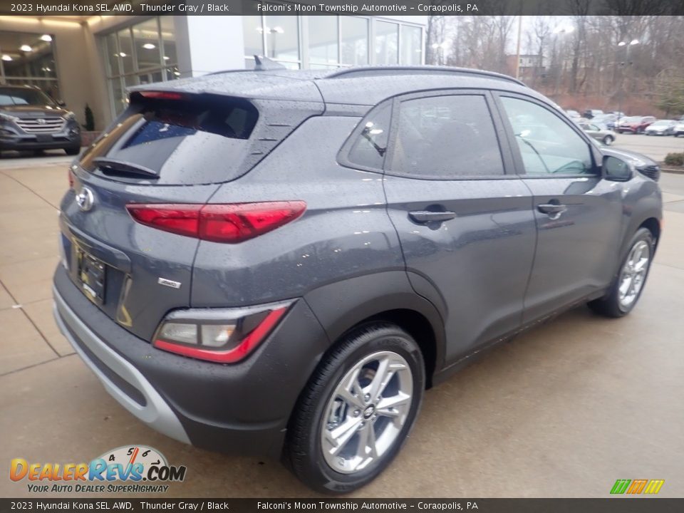 2023 Hyundai Kona SEL AWD Thunder Gray / Black Photo #2