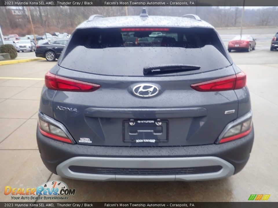 2023 Hyundai Kona SEL AWD Thunder Gray / Black Photo #3