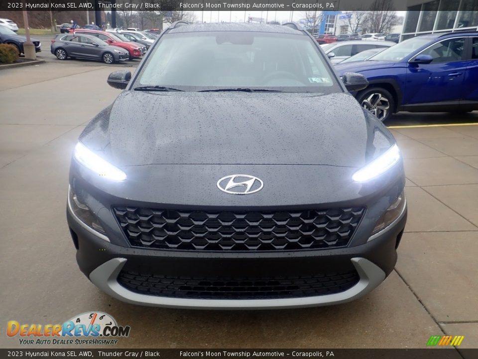 2023 Hyundai Kona SEL AWD Thunder Gray / Black Photo #8