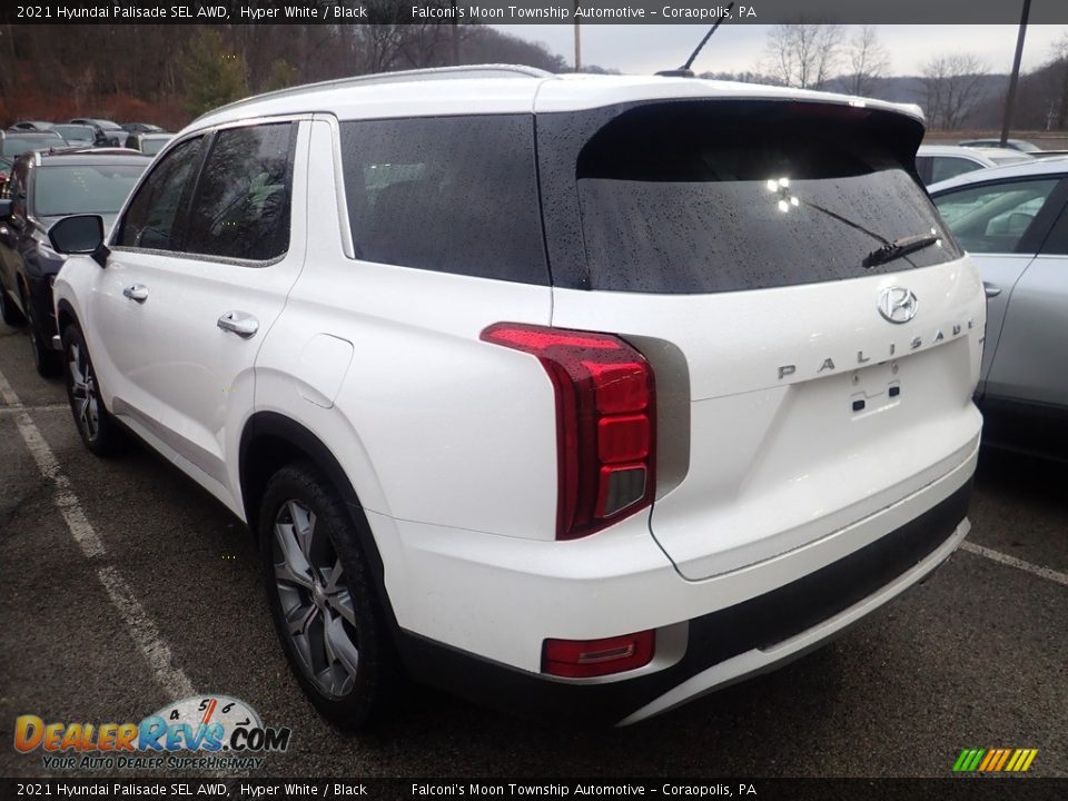 2021 Hyundai Palisade SEL AWD Hyper White / Black Photo #2