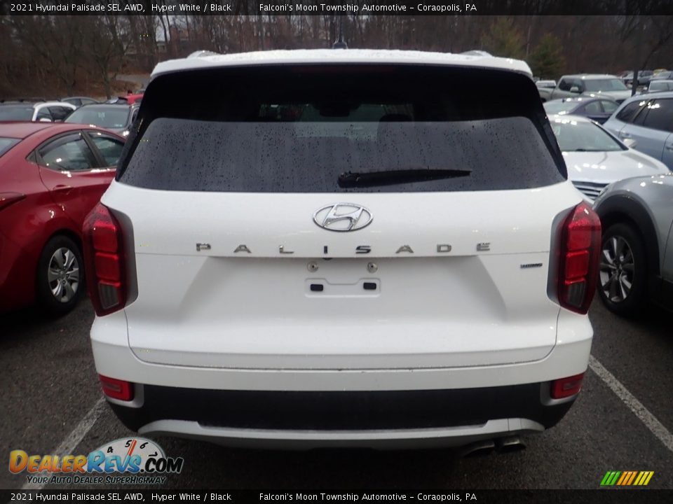 2021 Hyundai Palisade SEL AWD Hyper White / Black Photo #3