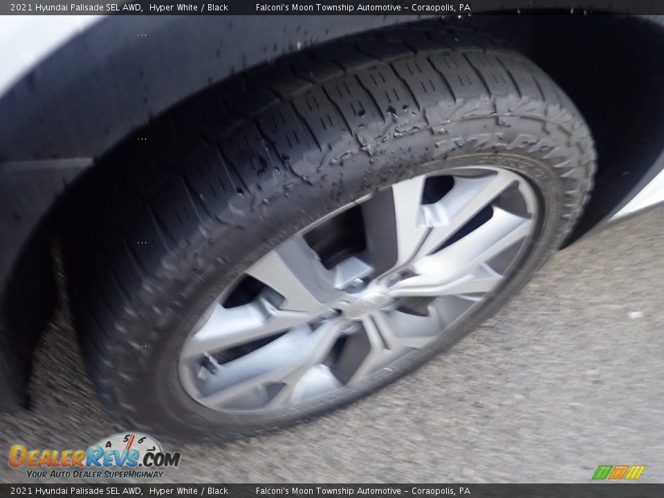 2021 Hyundai Palisade SEL AWD Hyper White / Black Photo #5
