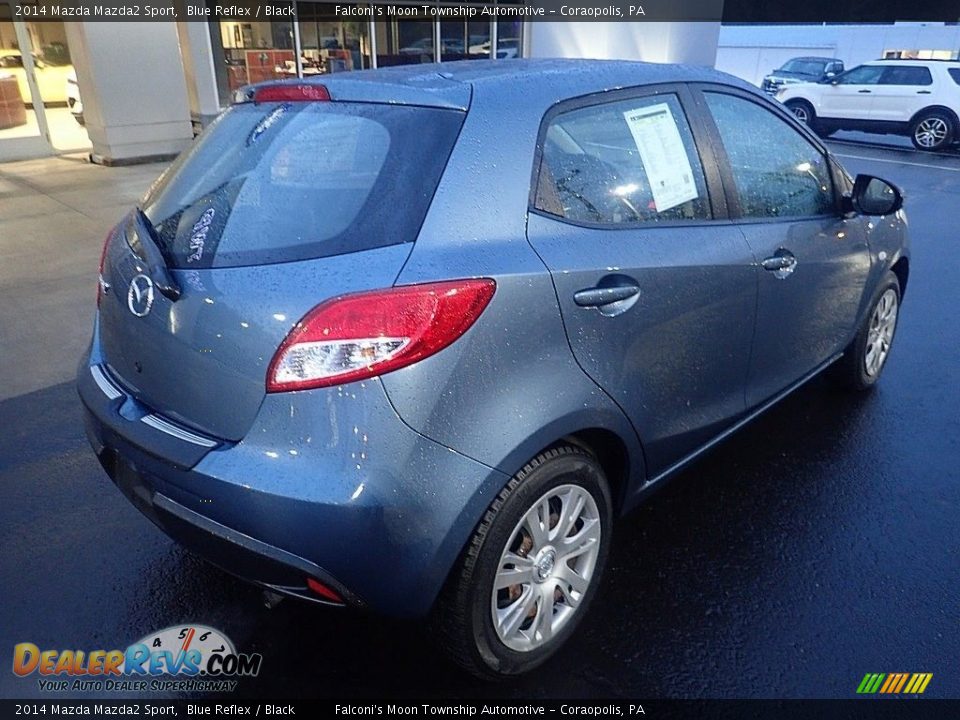2014 Mazda Mazda2 Sport Blue Reflex / Black Photo #2