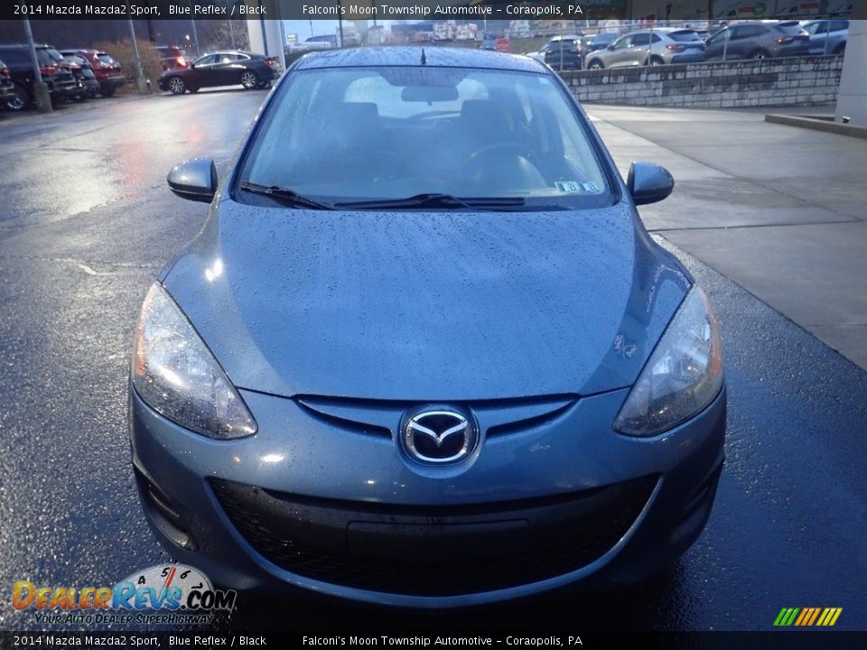 2014 Mazda Mazda2 Sport Blue Reflex / Black Photo #7