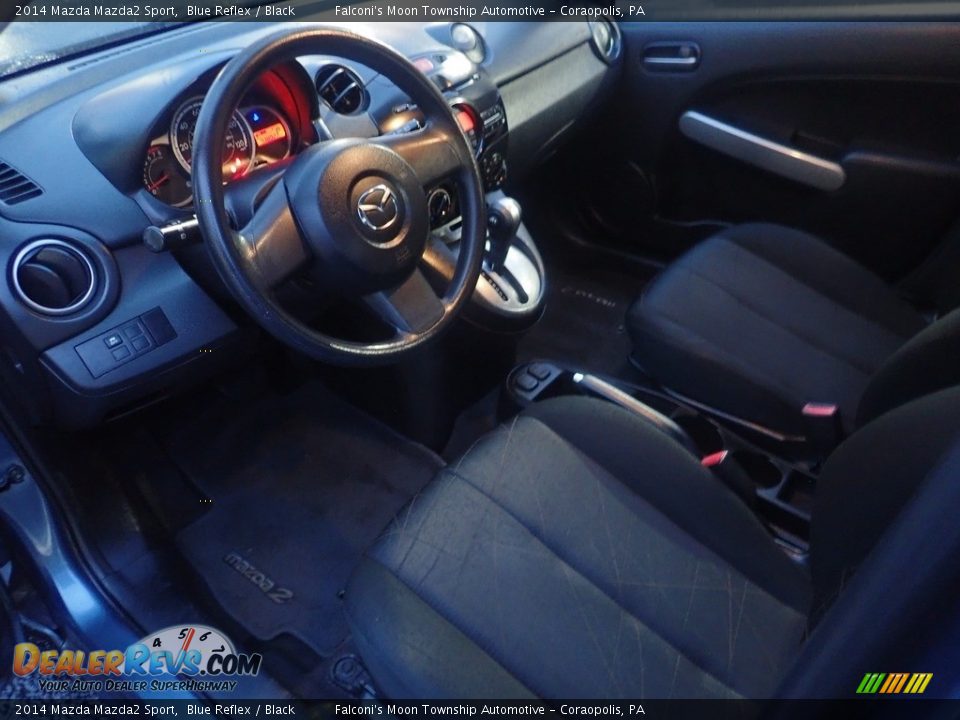 2014 Mazda Mazda2 Sport Blue Reflex / Black Photo #23