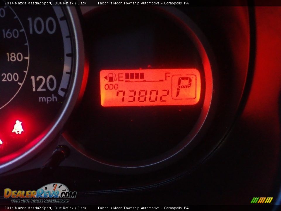 2014 Mazda Mazda2 Sport Blue Reflex / Black Photo #29