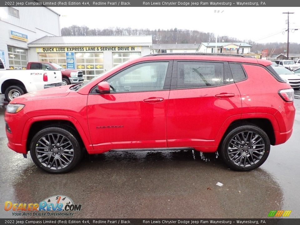 Redline Pearl 2022 Jeep Compass Limited (Red) Edition 4x4 Photo #2