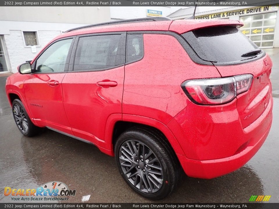 2022 Jeep Compass Limited (Red) Edition 4x4 Redline Pearl / Black Photo #3