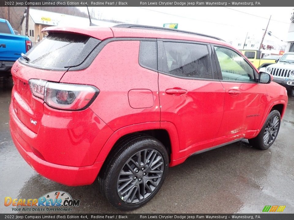 2022 Jeep Compass Limited (Red) Edition 4x4 Redline Pearl / Black Photo #6