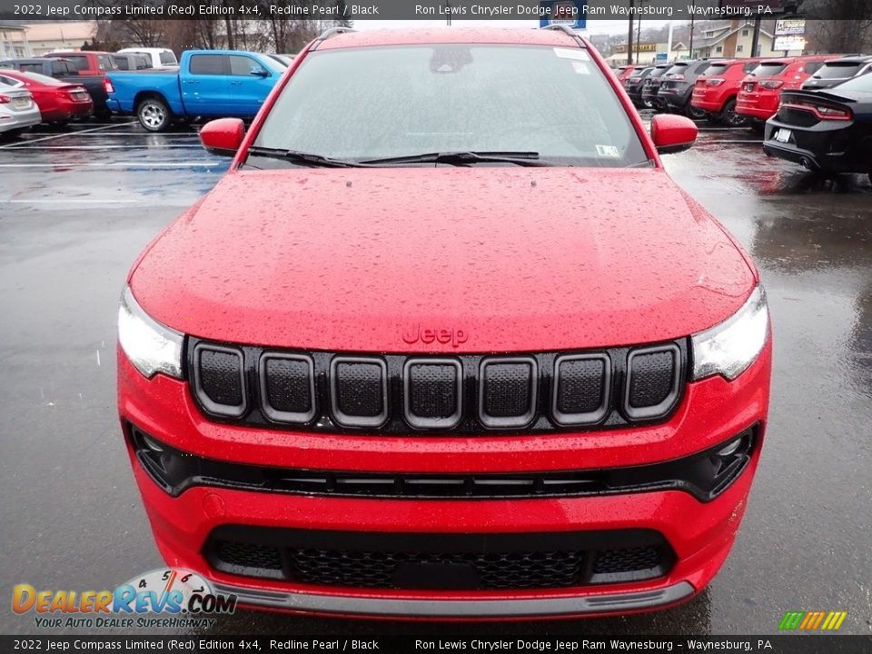 2022 Jeep Compass Limited (Red) Edition 4x4 Redline Pearl / Black Photo #9