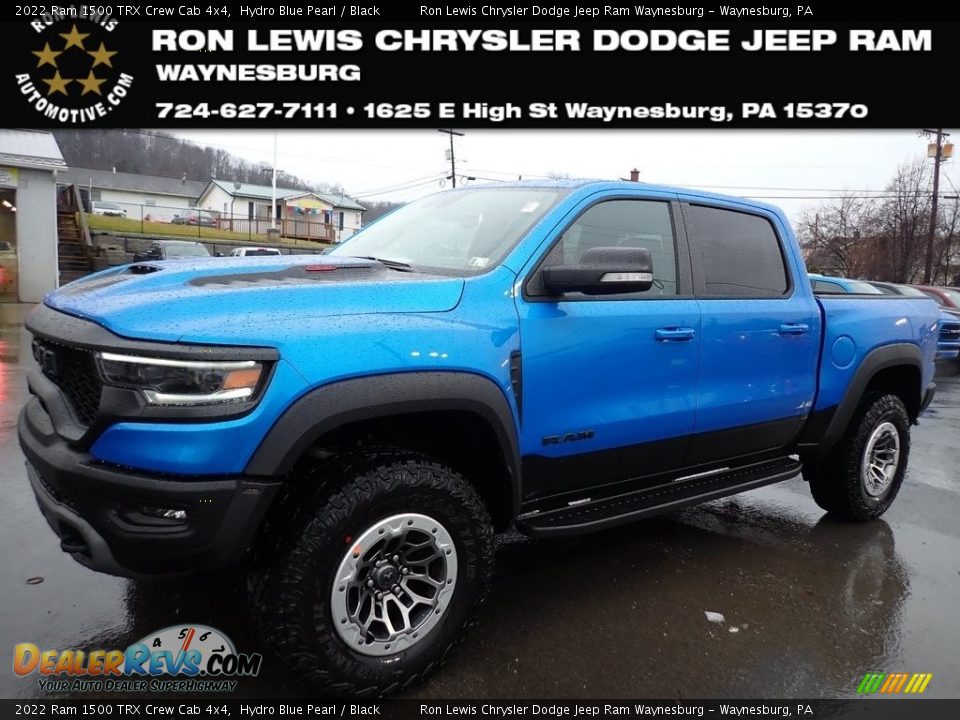 2022 Ram 1500 TRX Crew Cab 4x4 Hydro Blue Pearl / Black Photo #1