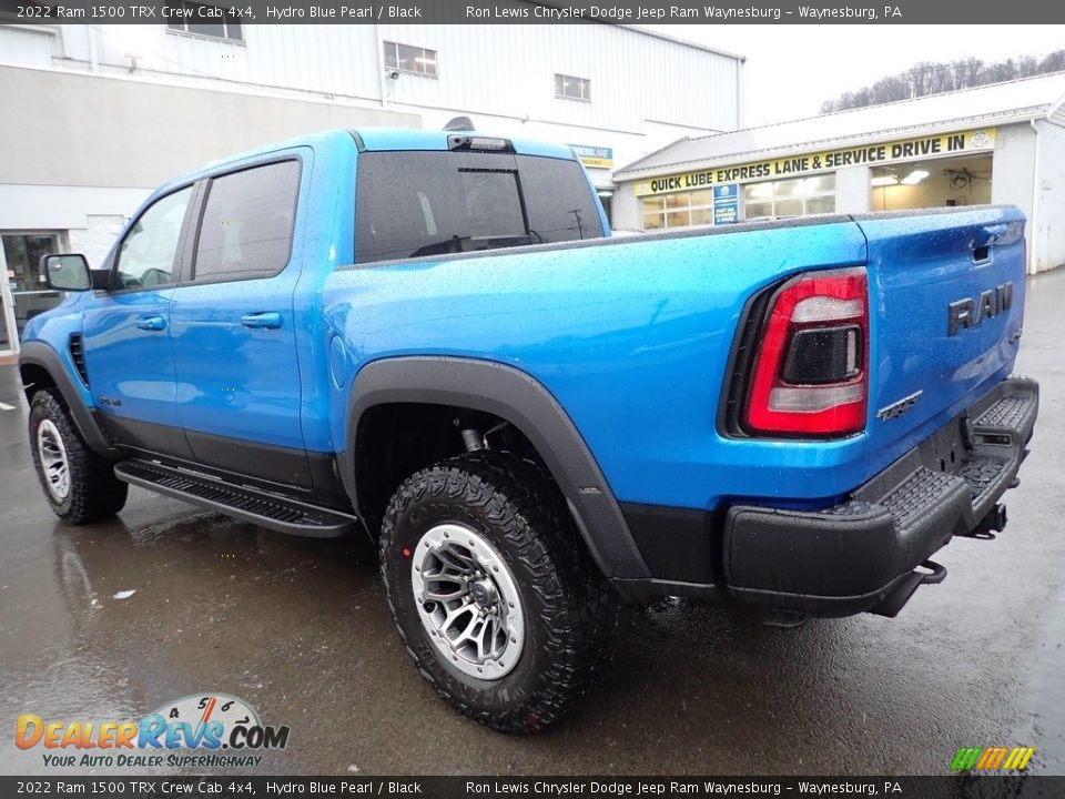 2022 Ram 1500 TRX Crew Cab 4x4 Hydro Blue Pearl / Black Photo #3