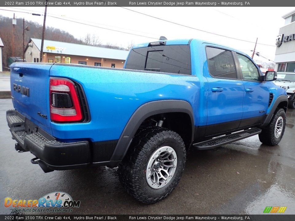 2022 Ram 1500 TRX Crew Cab 4x4 Hydro Blue Pearl / Black Photo #6