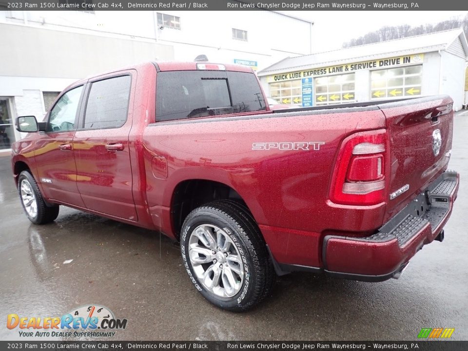 2023 Ram 1500 Laramie Crew Cab 4x4 Delmonico Red Pearl / Black Photo #3