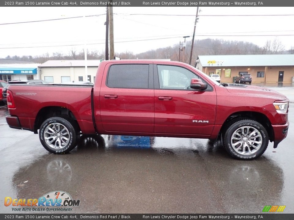 Delmonico Red Pearl 2023 Ram 1500 Laramie Crew Cab 4x4 Photo #7