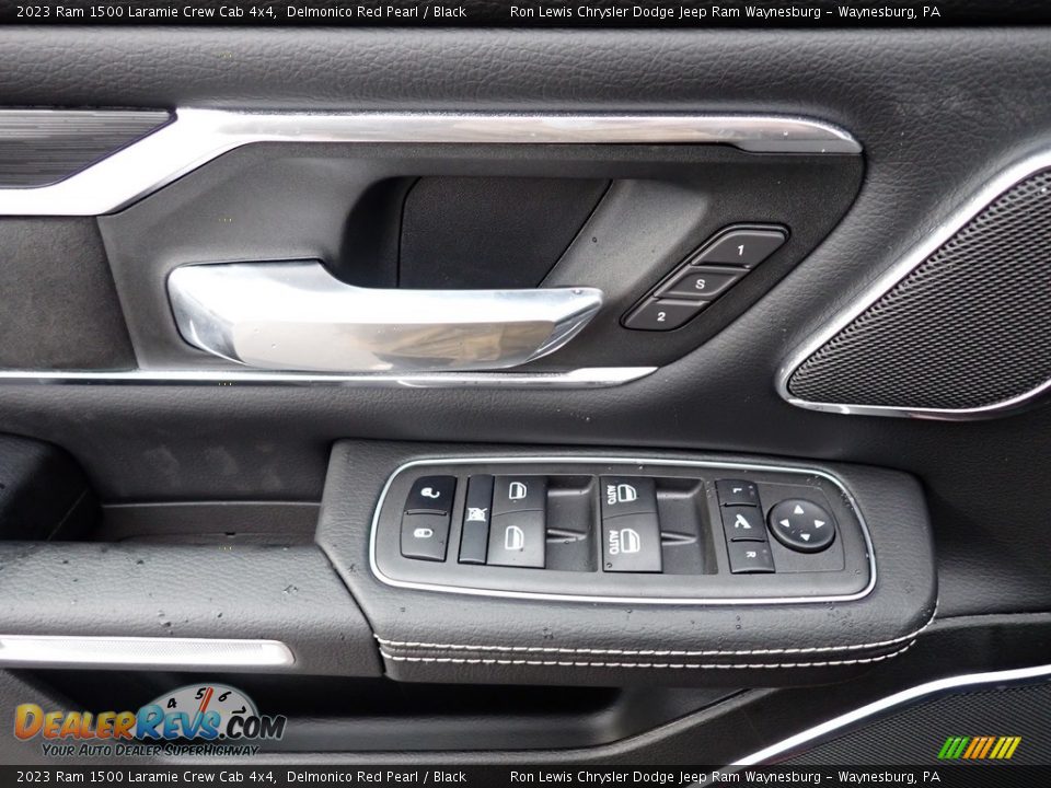 2023 Ram 1500 Laramie Crew Cab 4x4 Delmonico Red Pearl / Black Photo #14