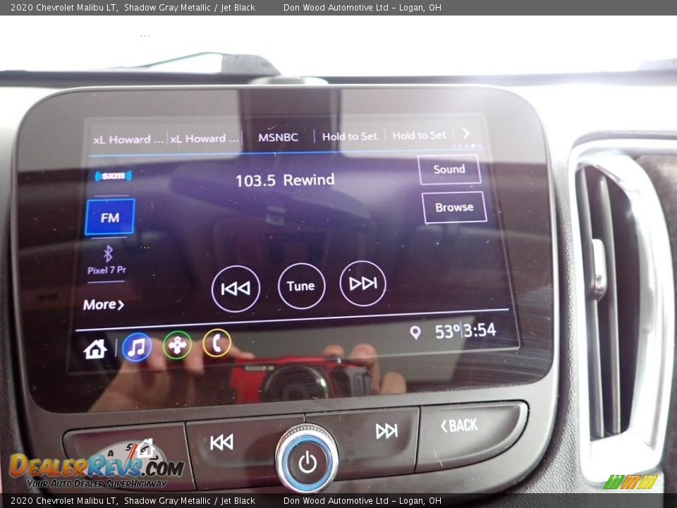 2020 Chevrolet Malibu LT Shadow Gray Metallic / Jet Black Photo #2