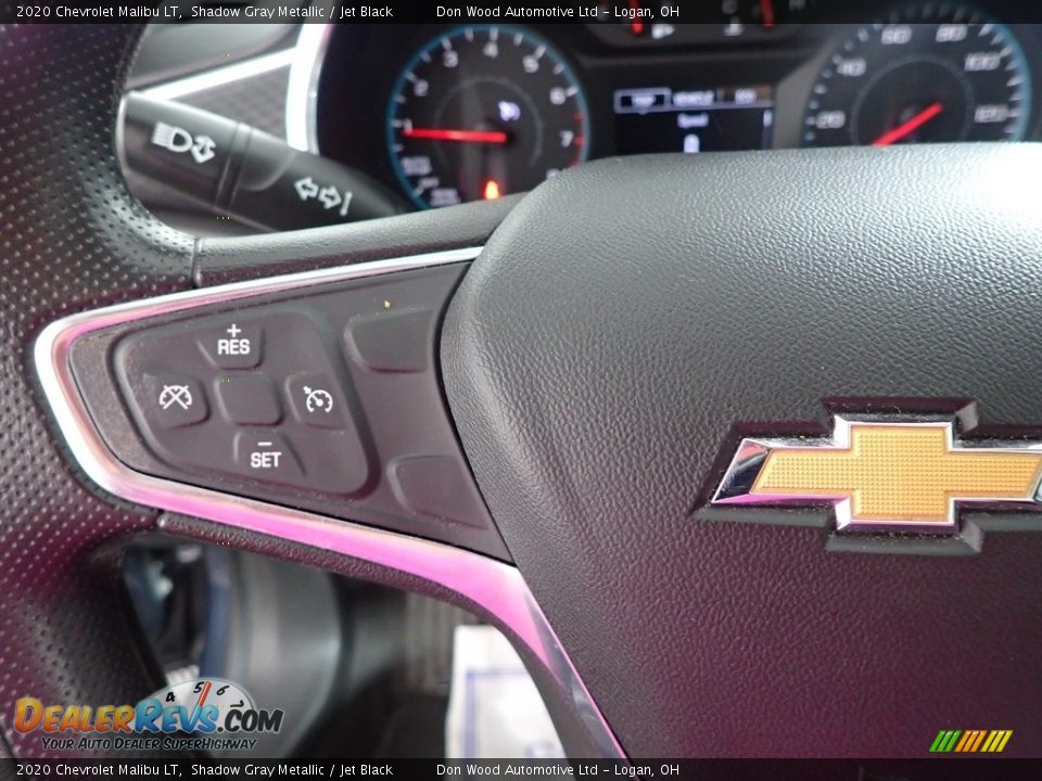 2020 Chevrolet Malibu LT Shadow Gray Metallic / Jet Black Photo #18