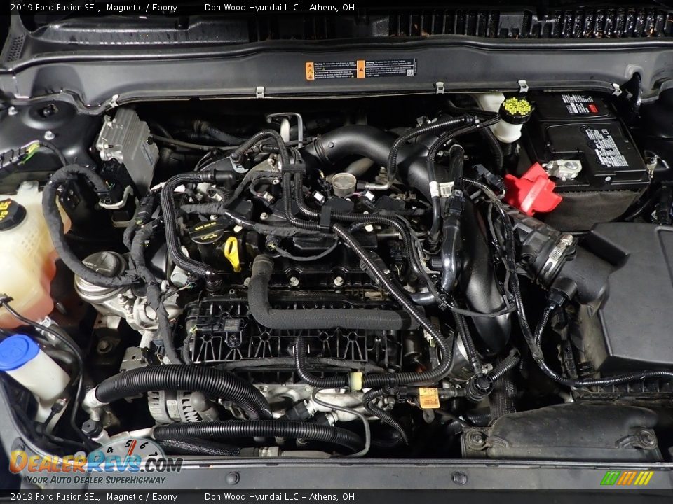 2019 Ford Fusion SEL 1.5 Liter Turbocharged DOHC 16-Valve EcoBoost 4 Cylinder Engine Photo #8