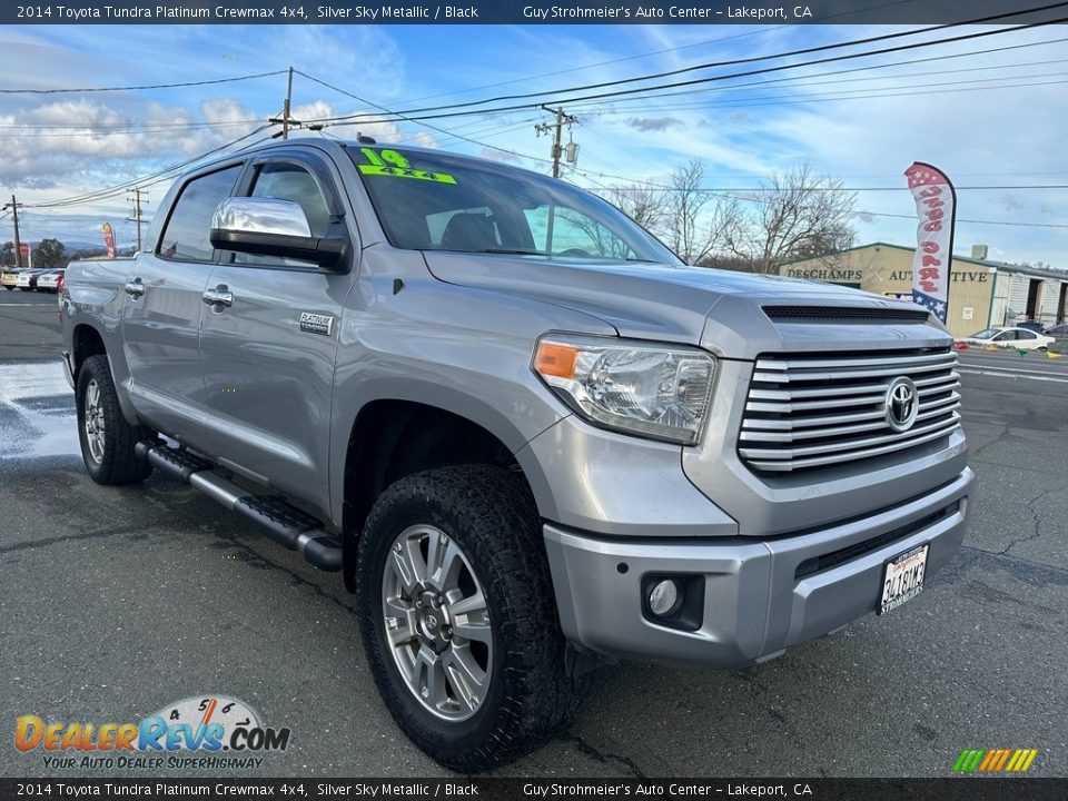 2014 Toyota Tundra Platinum Crewmax 4x4 Silver Sky Metallic / Black Photo #1