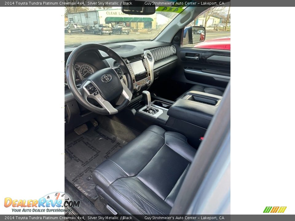 Front Seat of 2014 Toyota Tundra Platinum Crewmax 4x4 Photo #12