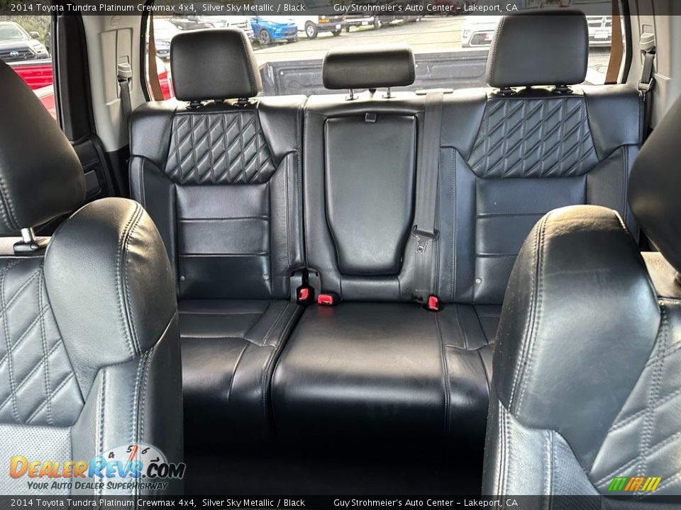 Rear Seat of 2014 Toyota Tundra Platinum Crewmax 4x4 Photo #14