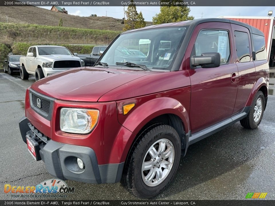 2006 Honda Element EX-P AWD Tango Red Pearl / Gray/Blue Photo #3