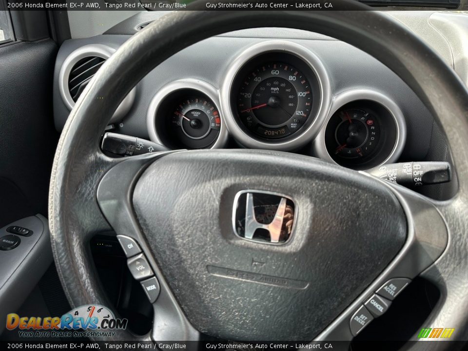 2006 Honda Element EX-P AWD Tango Red Pearl / Gray/Blue Photo #8