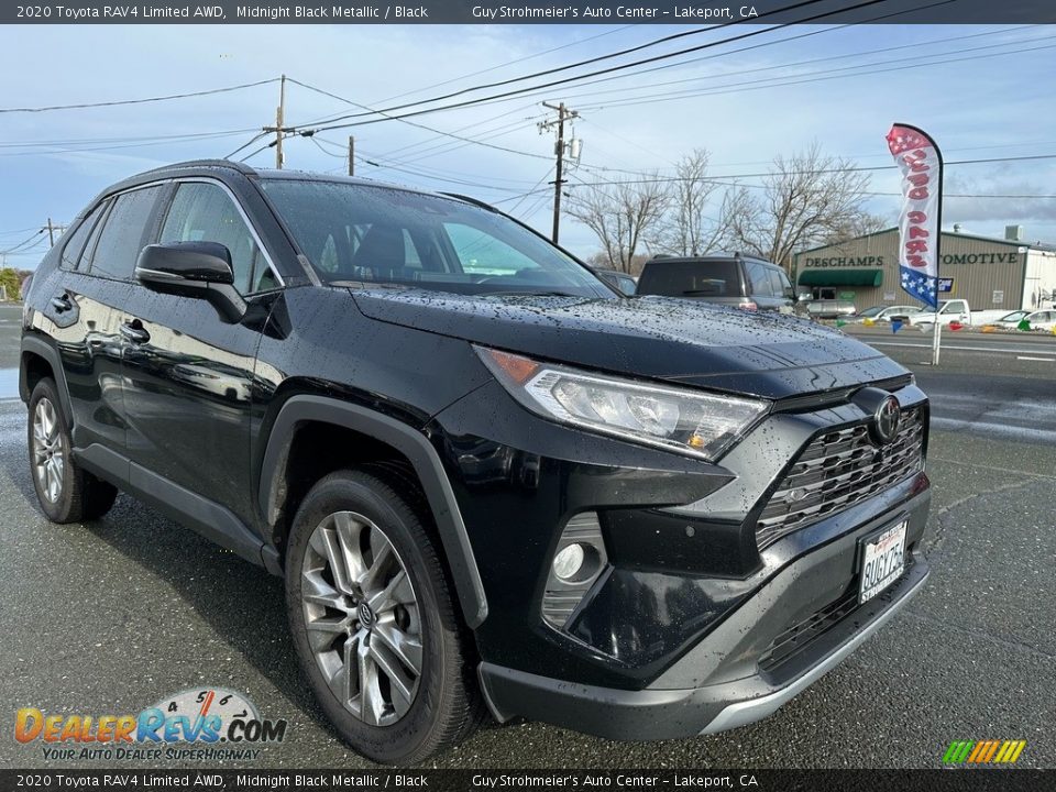 2020 Toyota RAV4 Limited AWD Midnight Black Metallic / Black Photo #1