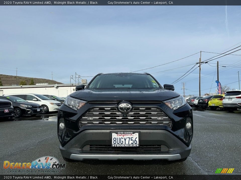 2020 Toyota RAV4 Limited AWD Midnight Black Metallic / Black Photo #2