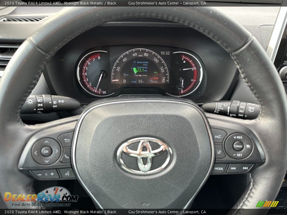 2020 Toyota RAV4 Limited AWD Midnight Black Metallic / Black Photo #9