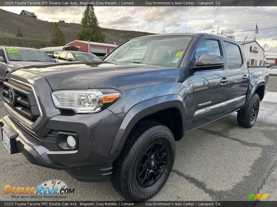 2020 Toyota Tacoma SR5 Double Cab 4x4 Magnetic Gray Metallic / Cement Photo #3