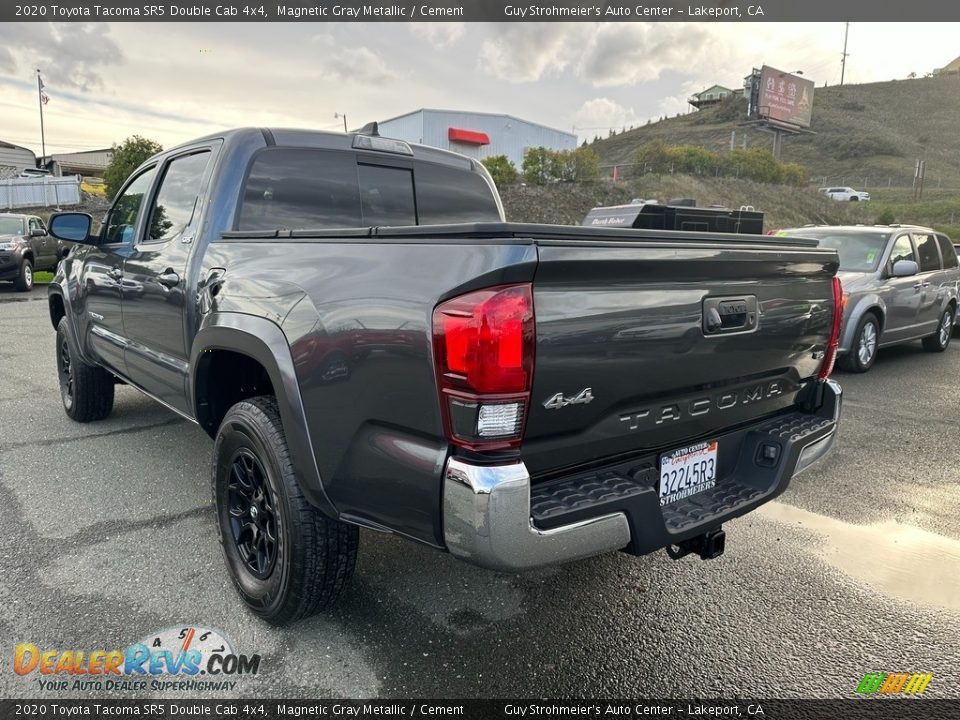 2020 Toyota Tacoma SR5 Double Cab 4x4 Magnetic Gray Metallic / Cement Photo #4