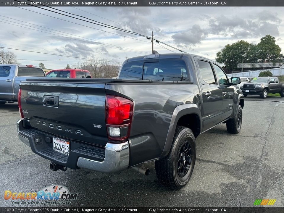 2020 Toyota Tacoma SR5 Double Cab 4x4 Magnetic Gray Metallic / Cement Photo #6