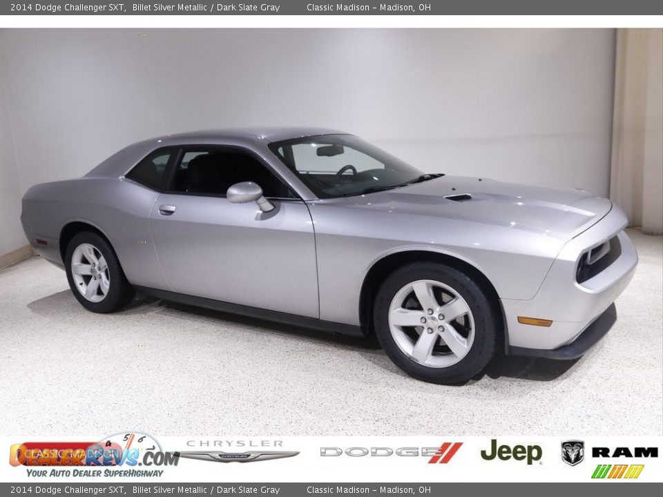 2014 Dodge Challenger SXT Billet Silver Metallic / Dark Slate Gray Photo #1