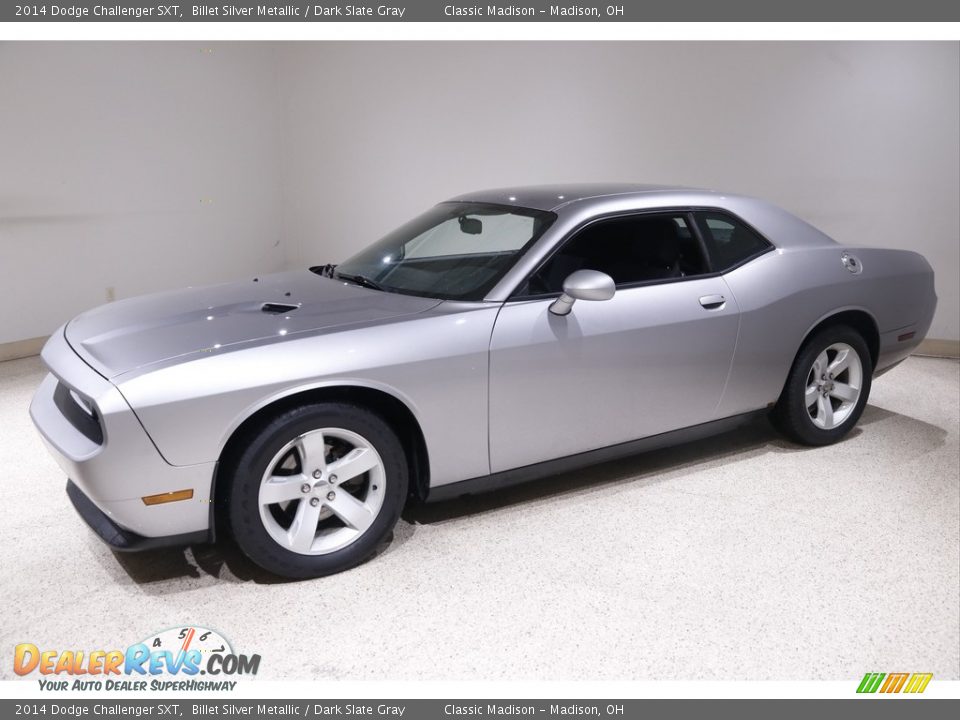 2014 Dodge Challenger SXT Billet Silver Metallic / Dark Slate Gray Photo #3