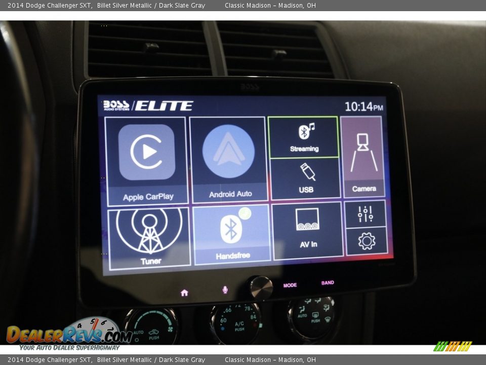 2014 Dodge Challenger SXT Billet Silver Metallic / Dark Slate Gray Photo #10