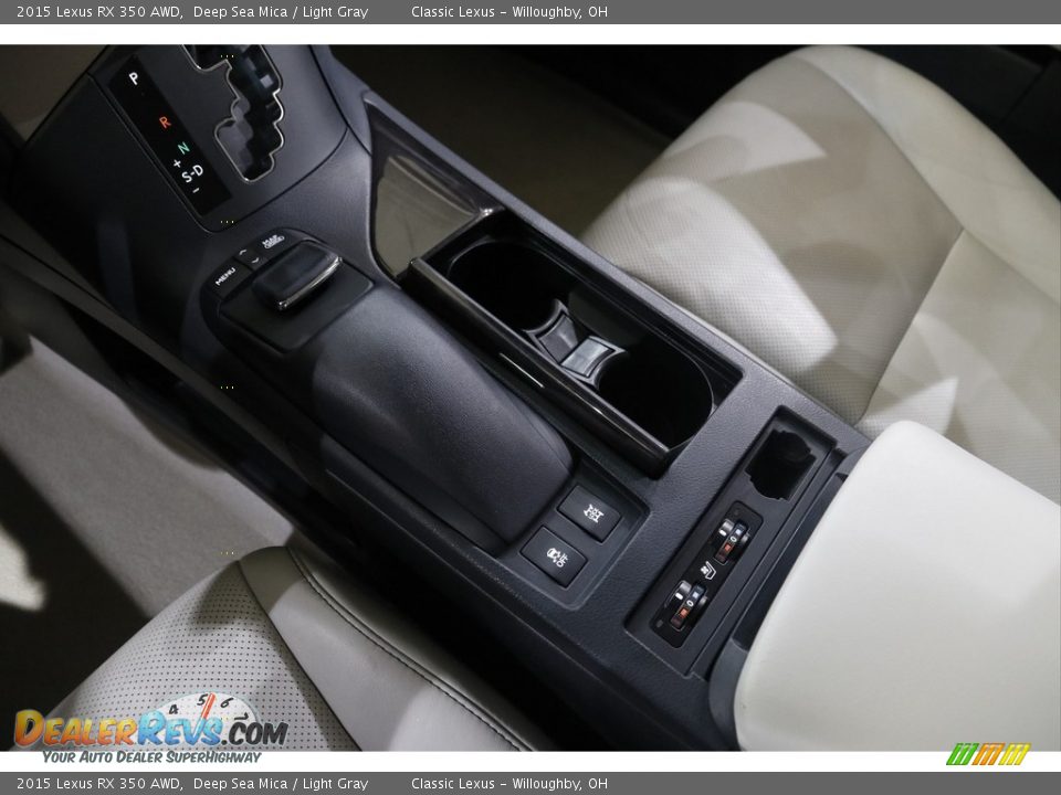 2015 Lexus RX 350 AWD Deep Sea Mica / Light Gray Photo #18