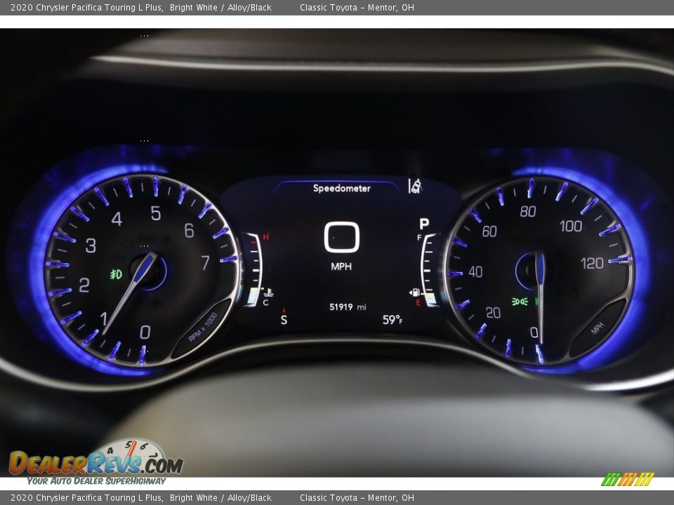 2020 Chrysler Pacifica Touring L Plus Bright White / Alloy/Black Photo #8