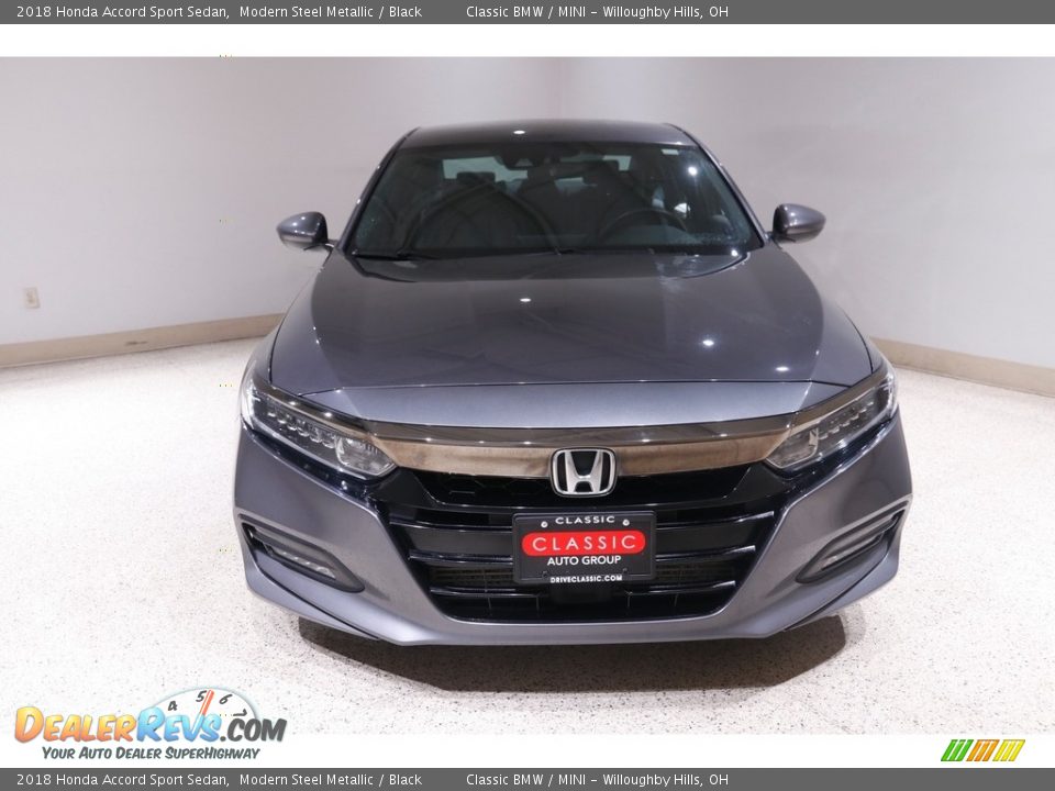 2018 Honda Accord Sport Sedan Modern Steel Metallic / Black Photo #2