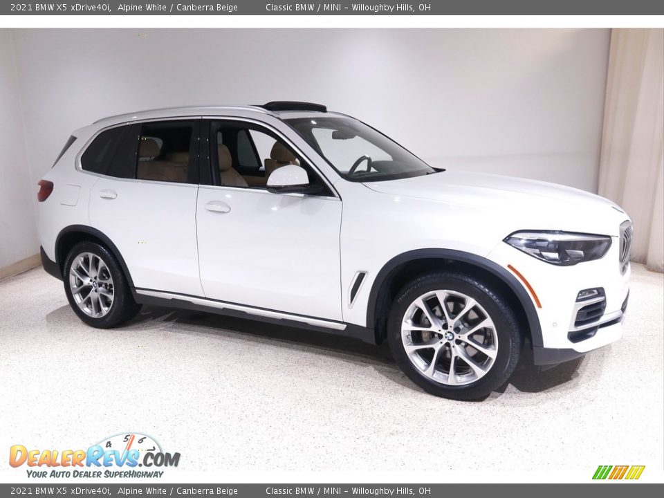 Alpine White 2021 BMW X5 xDrive40i Photo #1