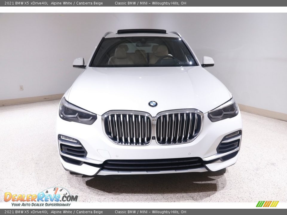 2021 BMW X5 xDrive40i Alpine White / Canberra Beige Photo #2