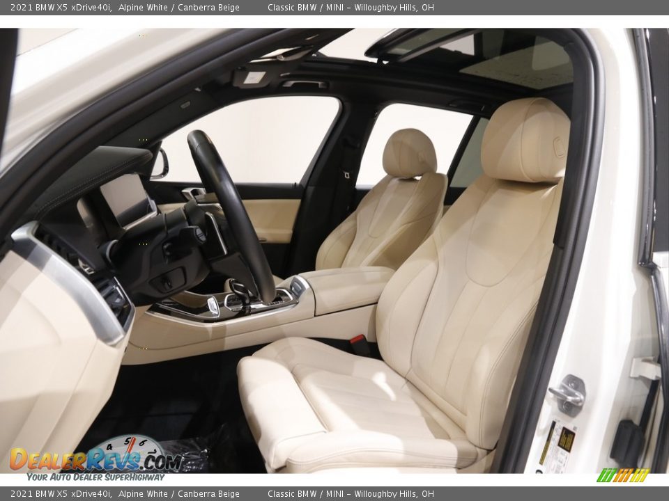 Front Seat of 2021 BMW X5 xDrive40i Photo #5