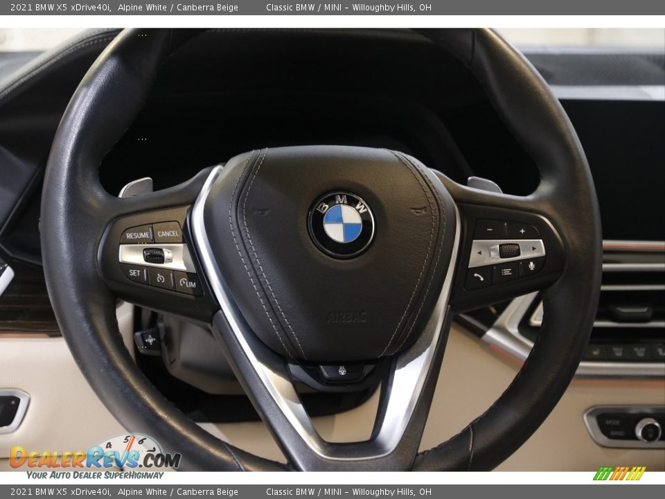 2021 BMW X5 xDrive40i Steering Wheel Photo #7